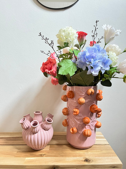 Fruity vase pink
